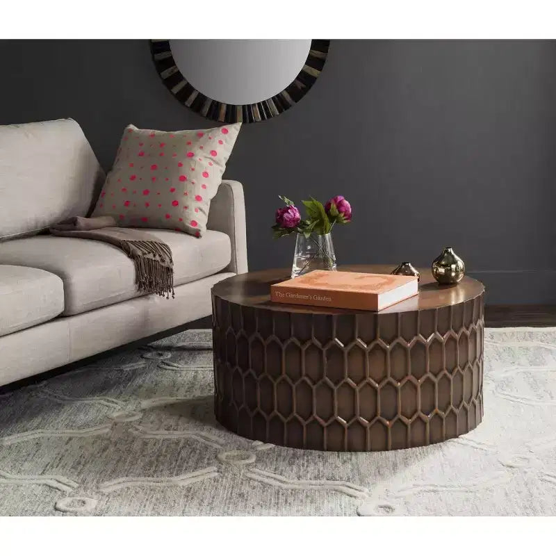Table basse Corey - Cuivre antique - Safavieh