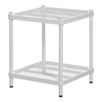 Design Ideas MeshWorks 2 Tier Metal Storage Shelving Unit