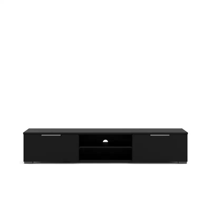 Tvilum, Match 2 Drawer 2 Shelf TV Stand, Black Matte