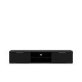 Tvilum, Match 2 Drawer 2 Shelf TV Stand, Black Matte