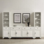 Ensemble buffet et bibliothèque 3 pièces Crosley Tara - 15x97x67,63