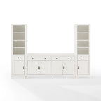 Ensemble buffet et bibliothèque 3 pièces Crosley Tara - 15x97x67,63