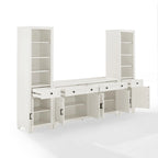 Ensemble buffet et bibliothèque 3 pièces Crosley Tara - 15x97x67,63