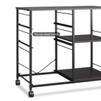 Meuble de classement mobile à 3 tiroirs, support d'imprimante roulant avec étagère de rangement ouverte, classeur latéral en tissu compatible avec les formats A4 ou Letter