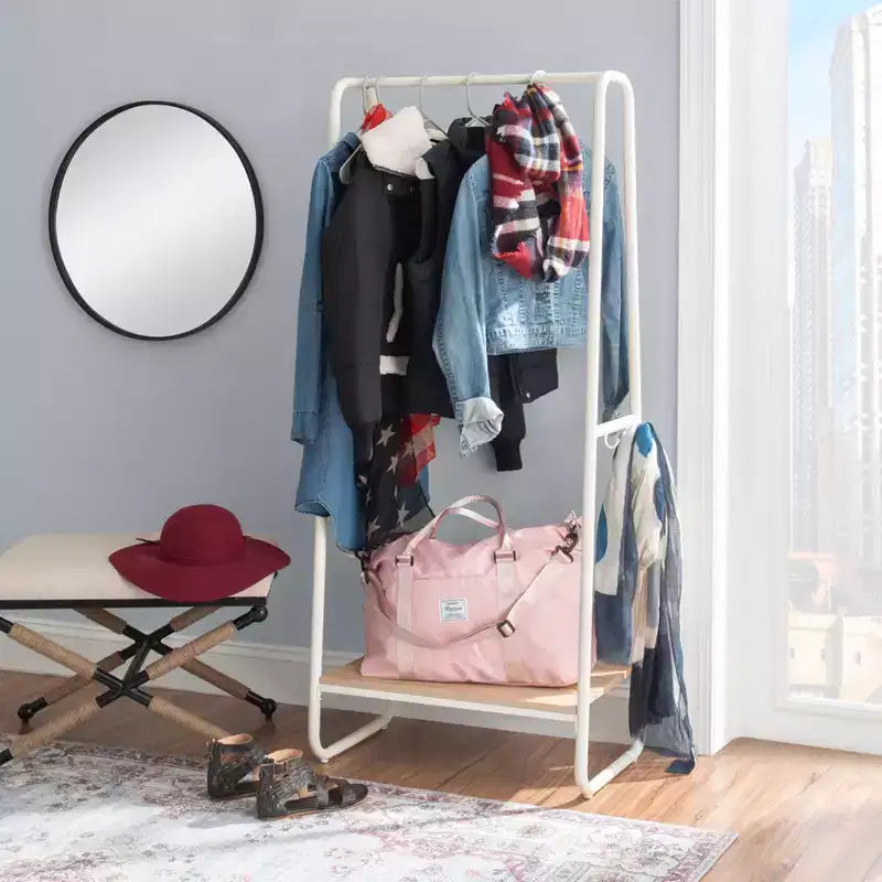 Porte-manteau haut Roset Transitional 4 crochets et une étagère - Linon