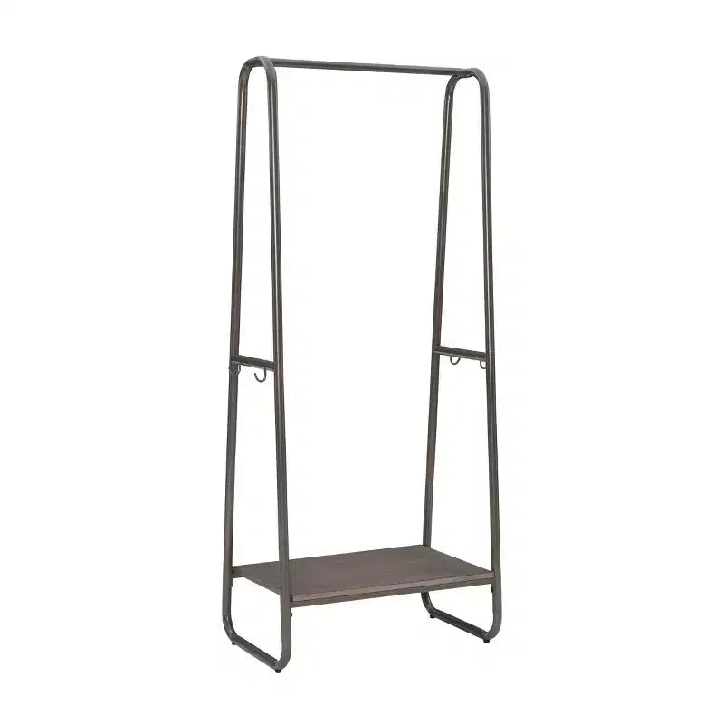 Roset Transitional 4 Hooks and a Shelf Tall Coat Rack - Linon