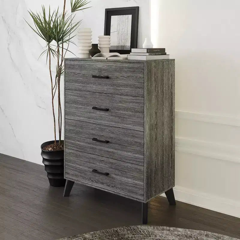 ChaletPosh Commode 4 Tiroirs