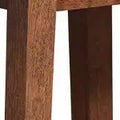 Tabouret de bar pivotant Armen Living Basila, finition bois et tissu