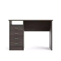 Tvilum, Warner Desk with 4 Drawers, Dark Chocolate
