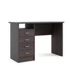 Tvilum, Bureau Warner 4 tiroirs, Chocolat foncé