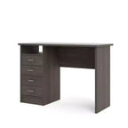 Tvilum, Bureau Warner 4 tiroirs, Chocolat foncé