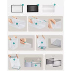SONGMICS Boîtes à Chaussures, Lot de 12 Organiseurs de Rangement pour Chaussures, Boîtes en Plastique Transparent Empilables 23 x 33,3 x 14,3 cm, Conviennent jusqu'à la Pointure 45 (EU)