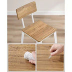 VASAGLE Lot de 2 tabourets de bar, hauteur de bar, avec dossier, chaises de bar, structure en acier, style industriel