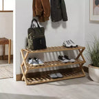 Étagère à Chaussures à 3 Niveaux Acheta - Naturel - Safavieh