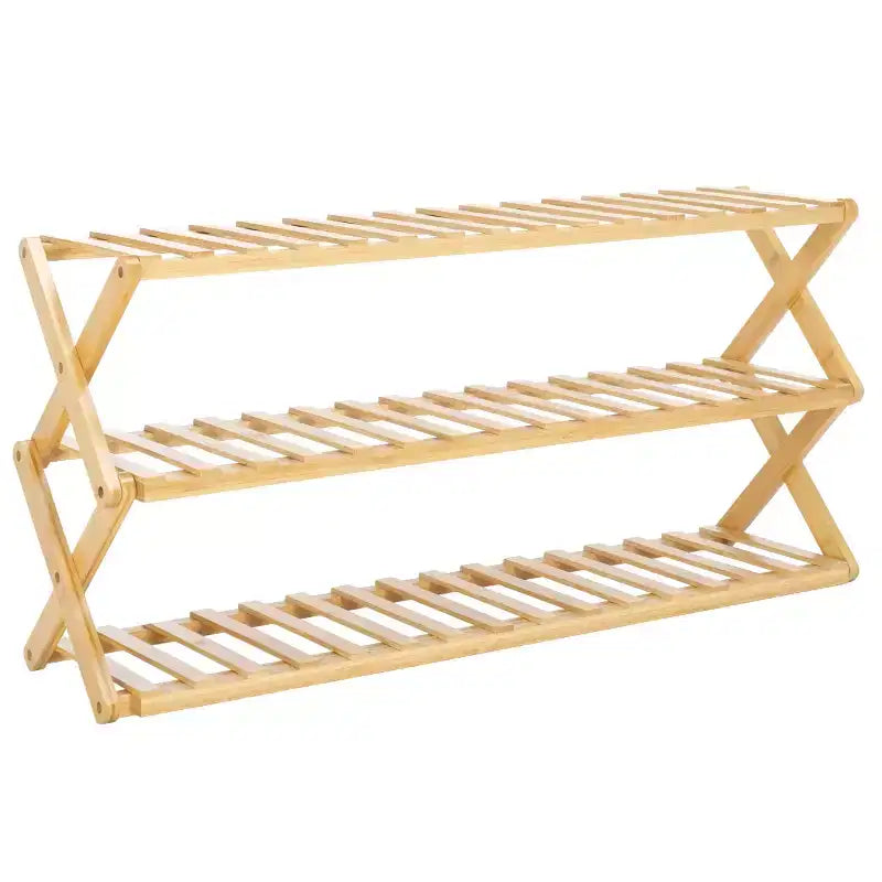 Étagère à Chaussures à 3 Niveaux Acheta - Naturel - Safavieh