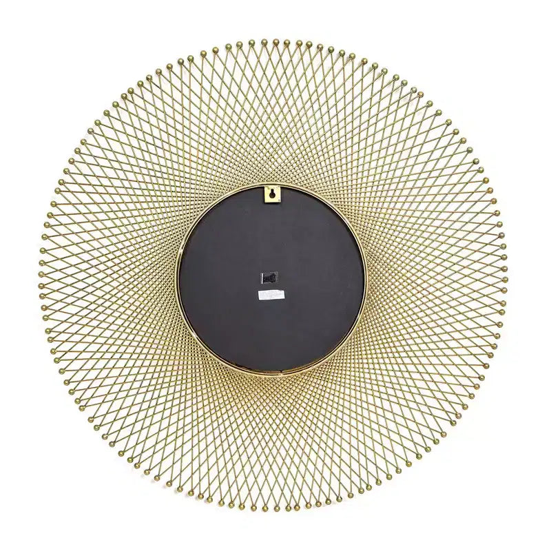 Miroir accent JTH LUXE Stellar 31.5 rond avec accent doré