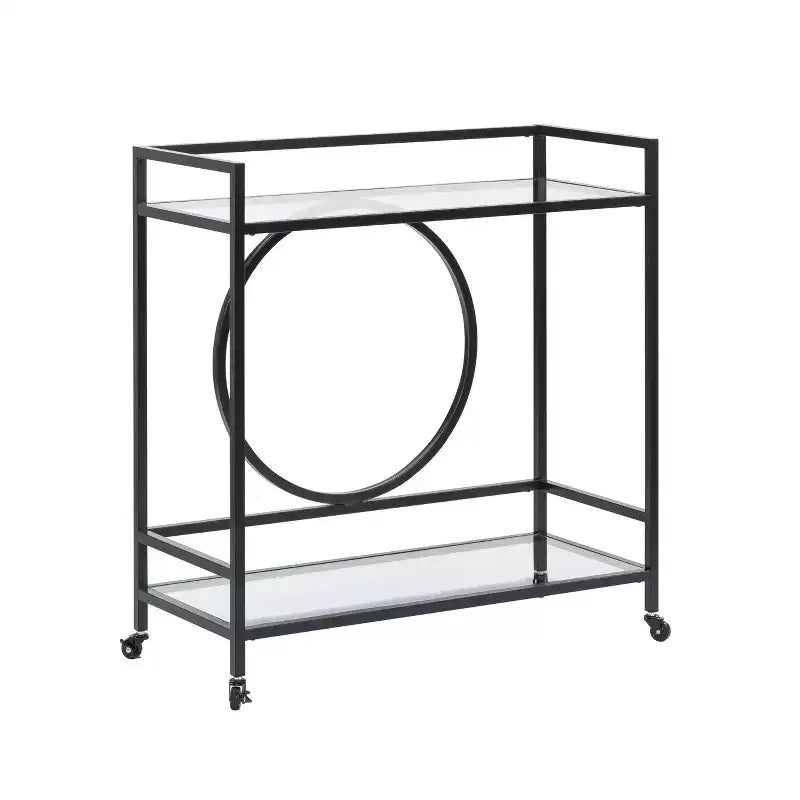 Desserte de bar Sauder International Lux en verre