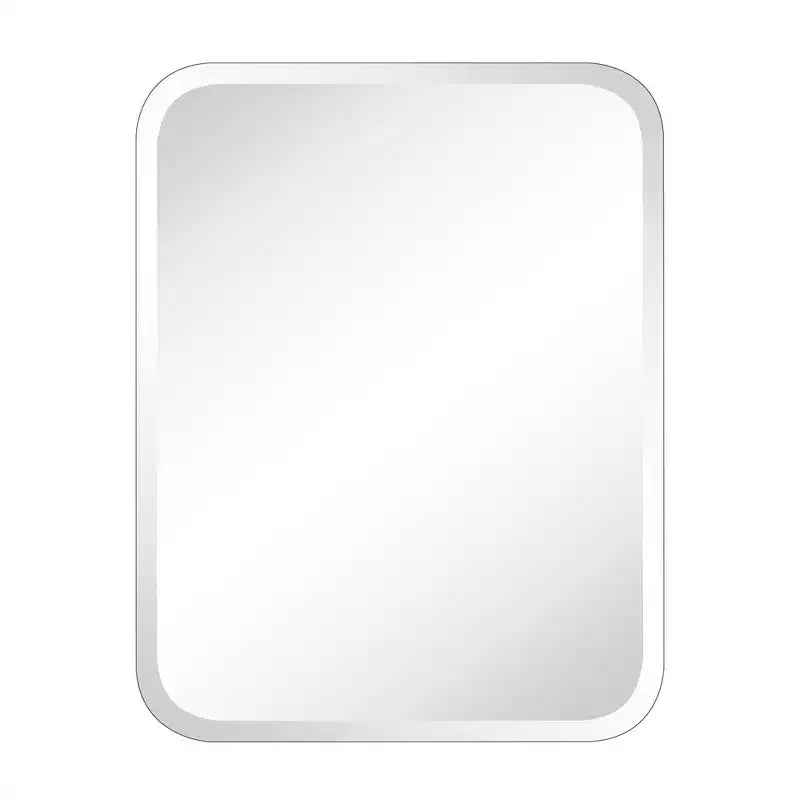 TEHOME Claytin Armoire à pharmacie rectangulaire sans cadre en métal avec miroir pour montage encastré ou en surface