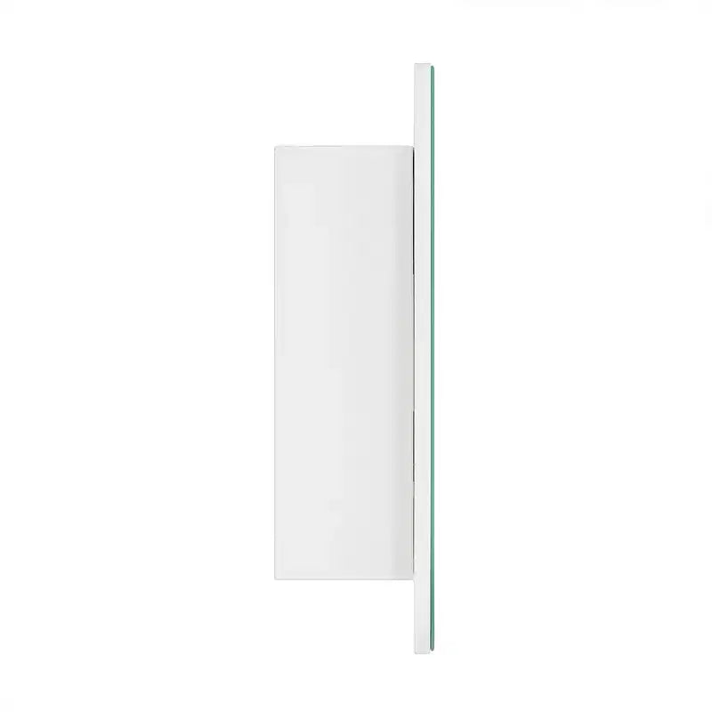 TEHOME Claytin Armoire à pharmacie rectangulaire sans cadre en métal avec miroir pour montage encastré ou en surface