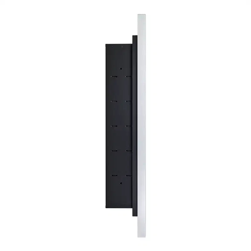 TEHOME Yasine Armoire à pharmacie rectangulaire en métal encadrée avec miroir et étagères réglables