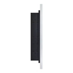 TEHOME Yasine Armoire à pharmacie rectangulaire en métal encadrée avec miroir et étagères réglables