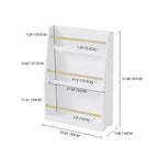 Étagère sur pied à 3 niveaux, bibliothèque ouverte moderne, organisateur de rangement pour livres d'enfants pour salon, chambre d'enfants, chambre à coucher, chambre de bébé