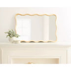 Miroir mural rectangulaire festonné Talma 24x36 Kate & Laurel All Things Decor