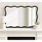 Miroir mural rectangulaire festonné Talma 24x36 Kate & Laurel All Things Decor