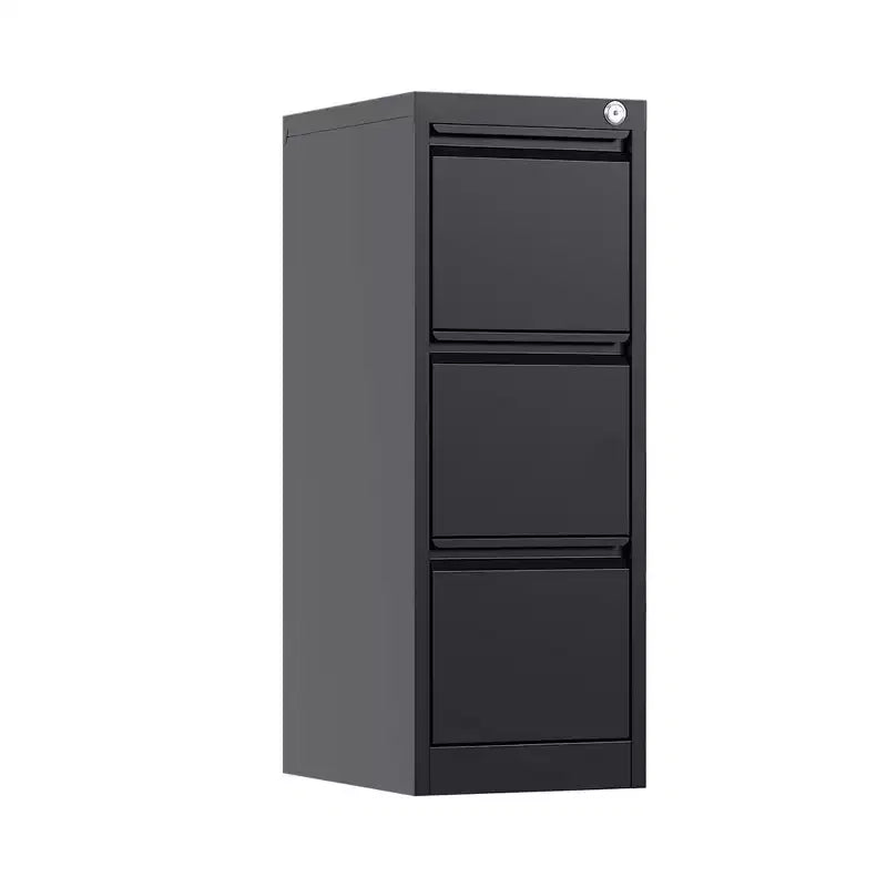 AOBABO 3 Drawer Vertical Metal File Cabinet with Lock for Home and Office