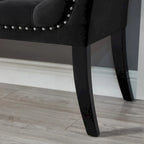 Repose-pieds rembourré Tabouret rectangulaire en velours Banc d'appoint - 50.00L * 18.50W * 24.50H