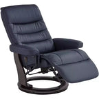 Fauteuil inclinable pivotant réglable en similicuir bleu nuit Peregrine de BenchMaster