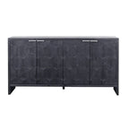 Accent Cabinet Farmhouse Style 4 Door Wooden Cabinet Sideboard Buffet Server Cabinet Storage Cabinet, for Living Room