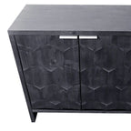 Accent Cabinet Farmhouse Style 4 Door Wooden Cabinet Sideboard Buffet Server Cabinet Storage Cabinet, for Living Room