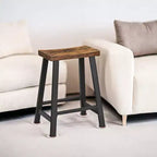 Lot de 2 tabourets de bar, chaises de bar, tabourets de bar de cuisine avec repose-pieds, hauteur de 60 cm
