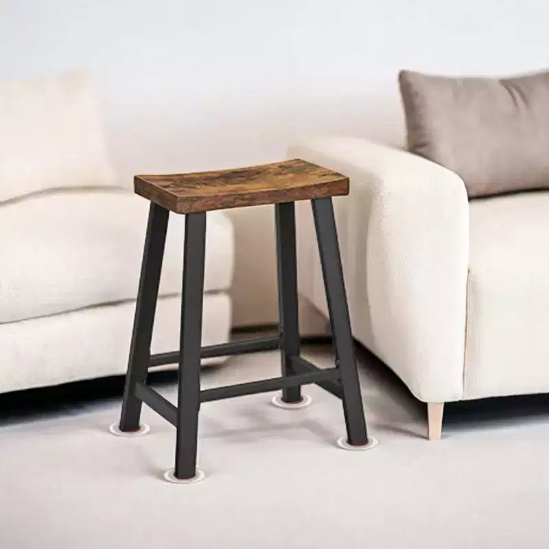 Lot de 2 tabourets de bar, chaises de bar, tabourets de bar de cuisine avec repose-pieds, hauteur de 60 cm