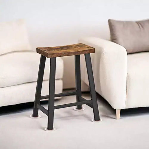 Lot de 2 tabourets de bar, chaises de bar, tabourets de bar de cuisine avec repose-pieds, hauteur de 60 cm