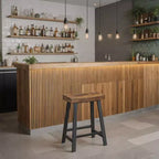 Lot de 2 tabourets de bar, chaises de bar, tabourets de bar de cuisine avec repose-pieds, hauteur de 60 cm