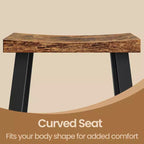 Lot de 2 tabourets de bar, chaises de bar, tabourets de bar de cuisine avec repose-pieds, hauteur de 60 cm
