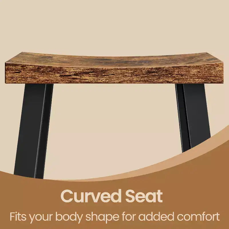 Lot de 2 tabourets de bar, chaises de bar, tabourets de bar de cuisine avec repose-pieds, hauteur de 60 cm