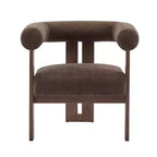 Christopher Knight Home Harriman, fauteuil d'appoint en velours avec structure à trois pieds en bouleau