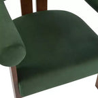 Christopher Knight Home Harriman, fauteuil d'appoint en velours avec structure à trois pieds en bouleau