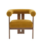 Christopher Knight Home Harriman, fauteuil d'appoint en velours avec structure à trois pieds en bouleau