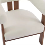 Christopher Knight Home Harriman, fauteuil d'appoint en velours avec structure à trois pieds en bouleau