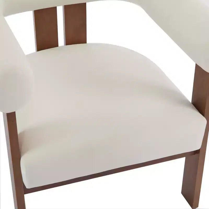 Christopher Knight Home Harriman, fauteuil d'appoint en velours avec structure à trois pieds en bouleau