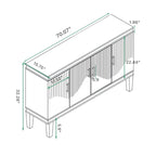 Armoire à 4 portes de grande taille