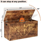 39,4 Coffre de rangement - 15,7P x 39,4L x 18,9H