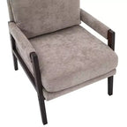 Fauteuil d'appoint en chenille rembourré, modèle Kelly Mid-Century Modern, de Roundhill Furniture
