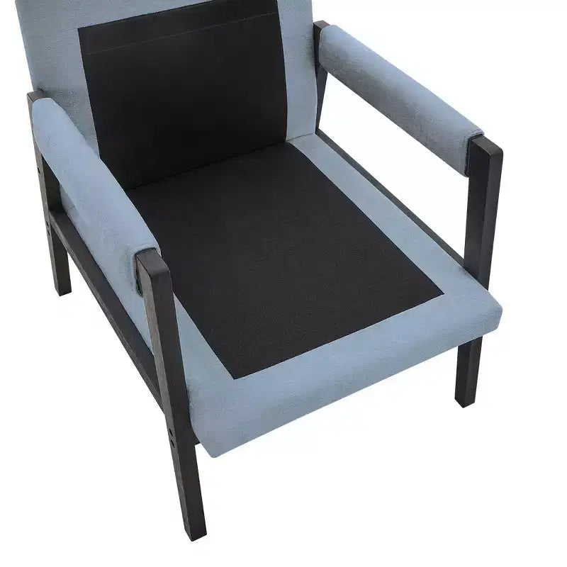 Fauteuil d'appoint en chenille rembourré, modèle Kelly Mid-Century Modern, de Roundhill Furniture