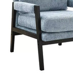 Fauteuil d'appoint en chenille rembourré, modèle Kelly Mid-Century Modern, de Roundhill Furniture