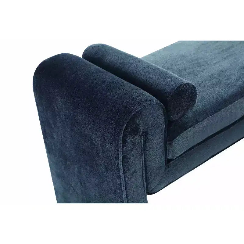 Manhattan Comfort 59" Concord Modern Chenille Upholstered Bench